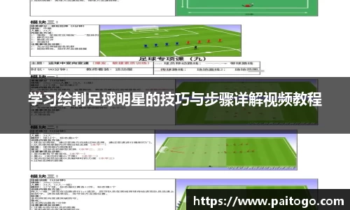 学习绘制足球明星的技巧与步骤详解视频教程